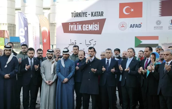 Türkiye Dispatches 6th Ship with 2,600 Tons of Aid to Sudan