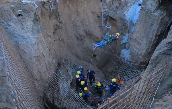 Construction Site Accident in Uzbekistan Ends in Rescue