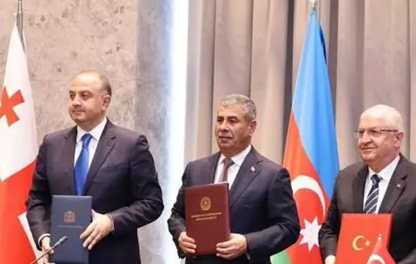 Azerbaijan, Türkiye and Georgia Sign Protocol on Defense Cooperation