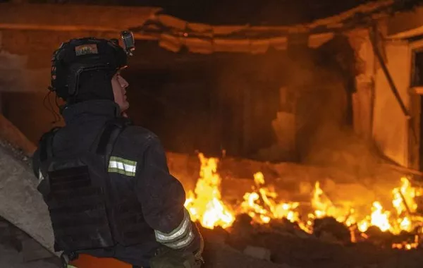 Russian Drone Strike Leaves School in Ruins in Ukraine’s Sumy