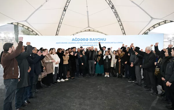 President Aliyev Meets with Residents of Several Villages in Aghdara