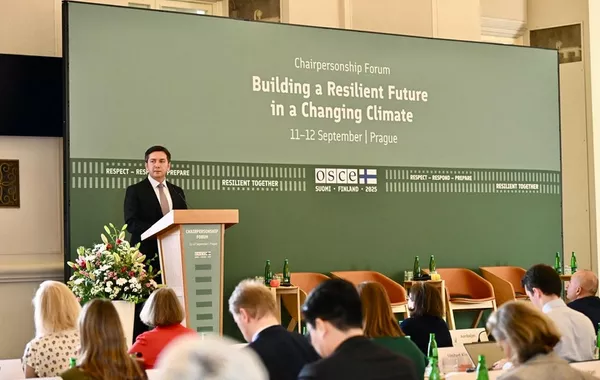Azerbaijani Deputy FM Addresses Climate Challenges at OSCE Forum in Prague