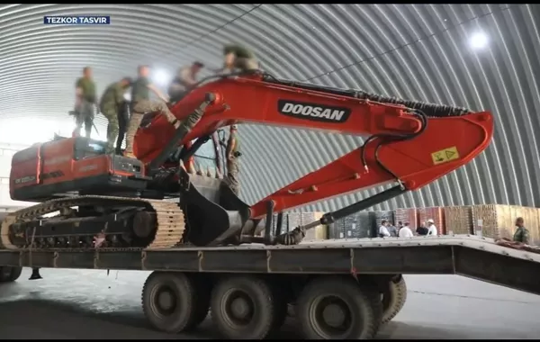 Uzbek Border Guards Stop Huge Drug Shipment Hidden in Heavy Machinery
