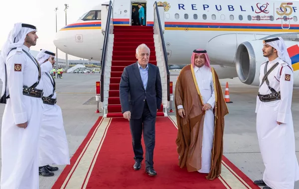 Armenia's President Arrives in Qatar