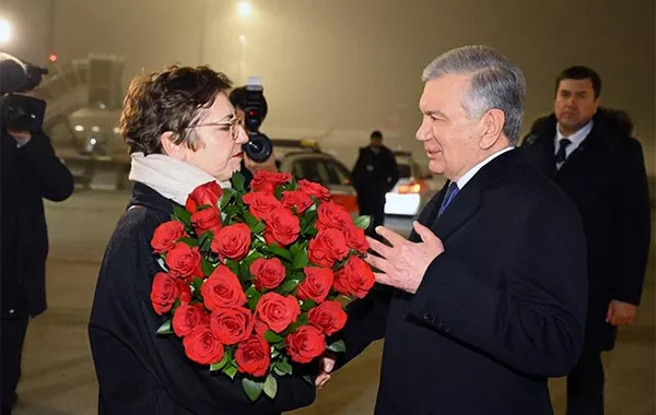 Uzbek President Arrives in Zurich Ahead of Davos Meetings