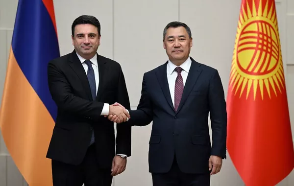 Kyrgyzstan's President Meets Armenian Parliament Speaker