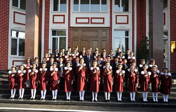 Tajik Leader Unveils Modern Schools and Historical Museum in Khovaling