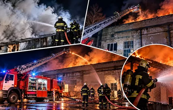 Fire Breaks Out at Capacitor Plant in Kazakhstan’s Ust-Kamenogorsk - VIDEO