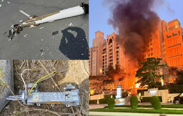 Explosion at Dubai’s Palm Jumeirah Spark Chaos - VIDEO