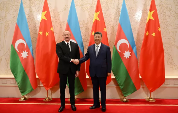 Azerbaijani President Ilham Aliyev Held Meeting in Tianjin with Chinese President Xi Jinping