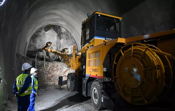 China-Kyrgyzstan-Uzbekistan Railway Hits Major Milestone With First Tunnel Breakthrough