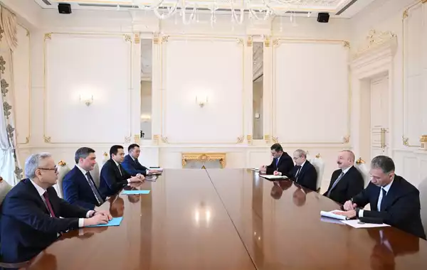 President Ilham Aliyev Receives Kazakhstan's Prime Minister