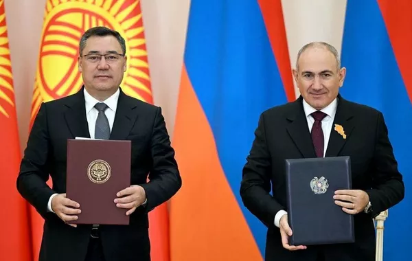 Kyrgyzstan and Armenia Sign 10 Agreements to Strengthen Bilateral Ties