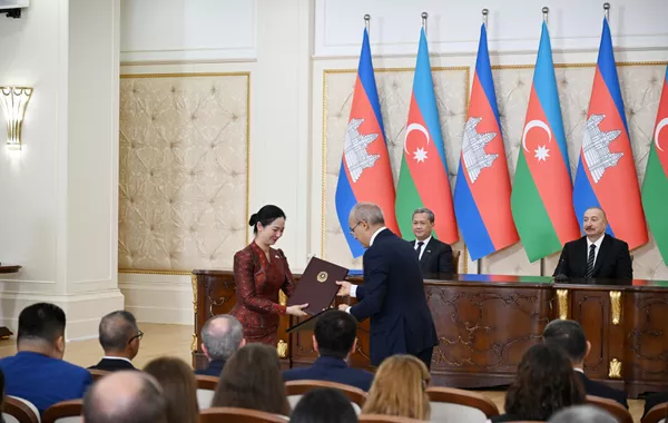 Azerbaijan and Cambodia Exchange Bilateral Cooperation Documents