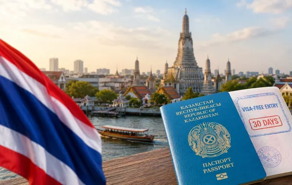 Kazakhstan Among Countries Facing Shorter Visa-Free Stay in Thailand