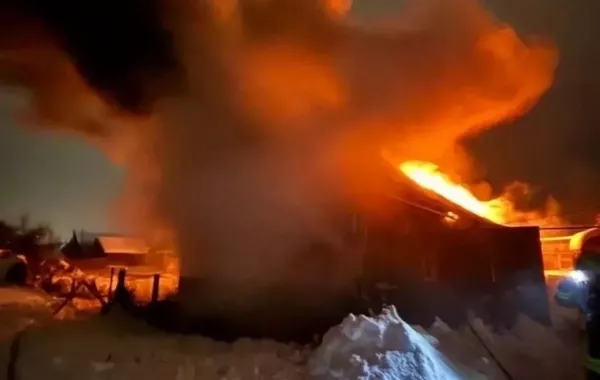 Russia's Penza Village Blaze Claims Three Lives, One Rescued