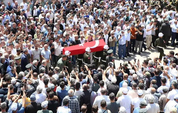 Türkiye Bids Farewell to Martyrs
