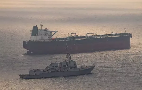 CENTCOM Conducts Strike on Third Ship Linked to Iranian Oil Transport
