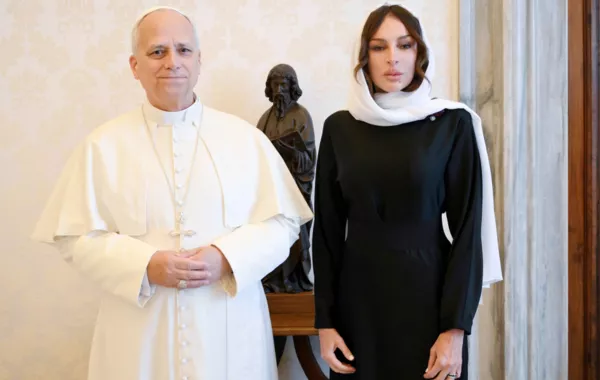 Azerbaijan's First VP Mehriban Aliyeva Meets with Pope Leo XIV