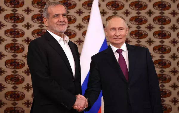 Putin, Pezeshkian Hold second call in a week on tensions