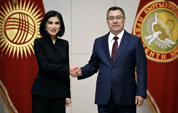Sadyr Zhaparov Meets Uzbekistan's Presidential Administration Head Saida Mirziyoyeva