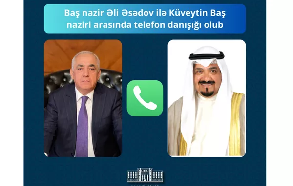 Azerbaijan, Kuwait PMs Talk by Phone