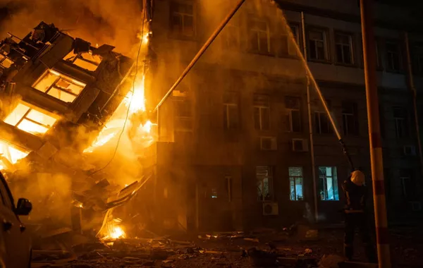 Russia's Attack on Odessa: Explosions Are Booming, Fires, Casualties