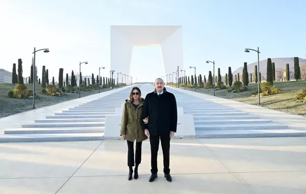 Aliyev Inaugurates Victory Park in Khankendi