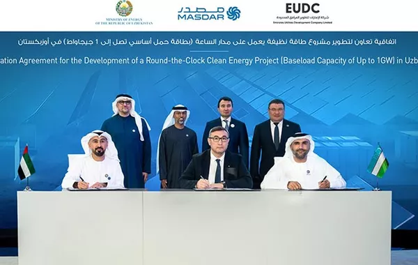 Masdar, Uzbekistan Launch 24/7 Gigascale Clean Power