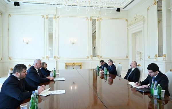 Azerbaijani President Receives Ukrainian FM