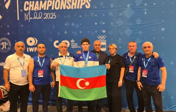 Azerbaijani Powerlifter Wins Two Medals at 2025 European Youth and U15 Championships