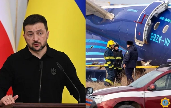 Zelenskyy Orders Intelligence to Share Plane Crash Details with Azerbaijan