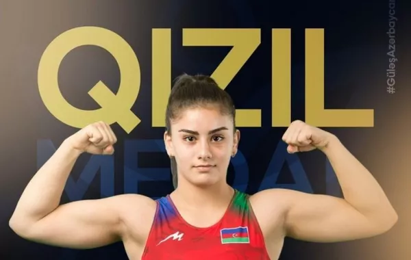 Azerbaijani Female Wrestler Claims Second European Wrestling Title