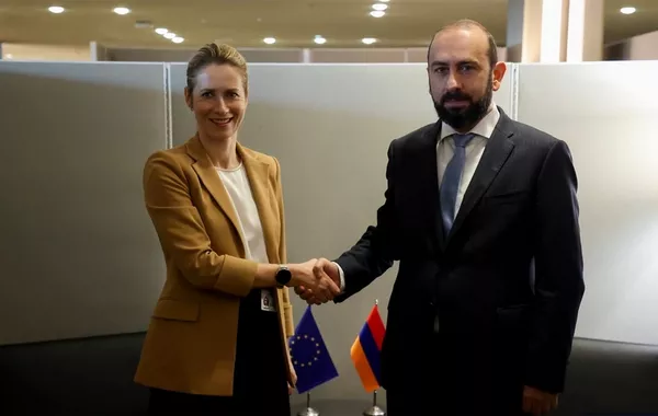 Armenian FM Meets EU's Kallas to Discuss Bilateral and Regional Matters