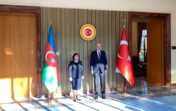 Azerbaijani and Turkish Parliament Speakers Hold Talks in Ankara