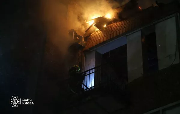 Russian Night Attack Hits Ukraine's Kyiv, One Person Injured