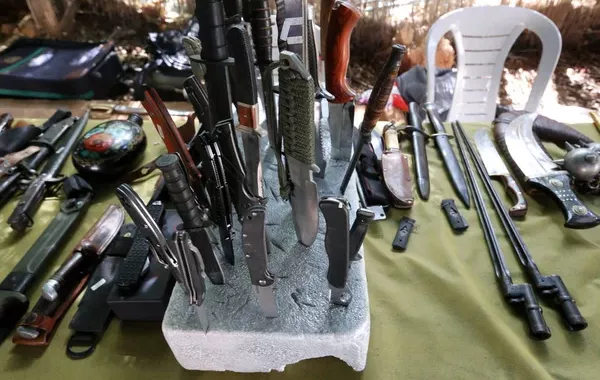 Iran Intelligence Seizes Large Cache of Riot-Related Cold Weapons
