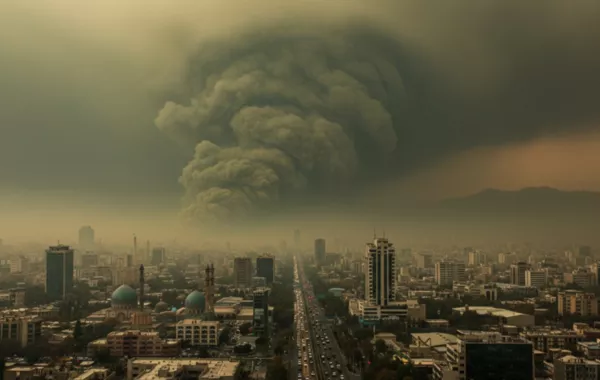 Toxic Cloud Moving Toward Central Asia? Concerns Rise After Oil Depot Explosions in Iran