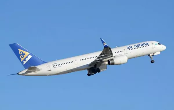 First Air Astana Flight From Atyrau Lands in Baku for Ceremonial Welcome