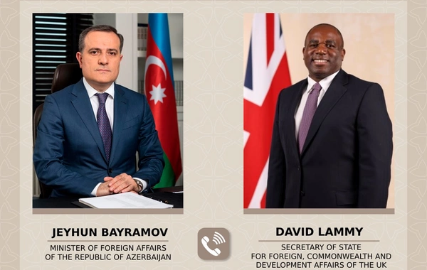 Azerbaijani, UK Foreign Ministers Mull Regional Situation