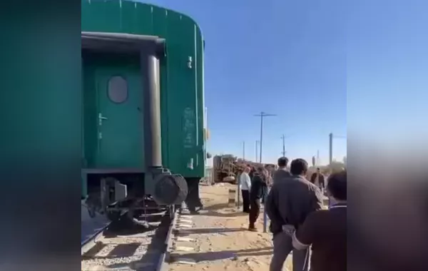 Passenger Train Collides with Truck in Uzbekistan's Karakalpakstan
