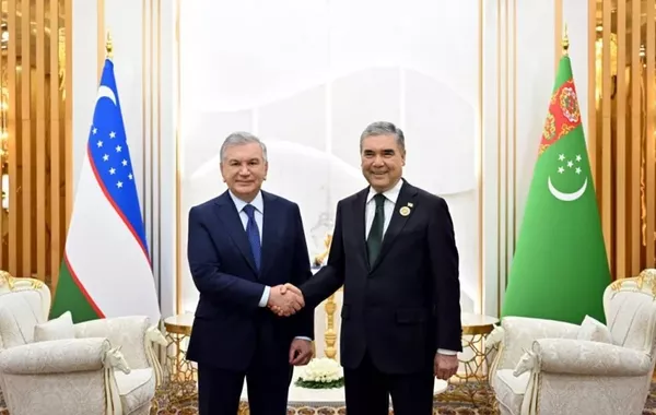 Uzbek Leader, Turkmen People’s Council Chairman Renew Commitment to Central Asian Partnership