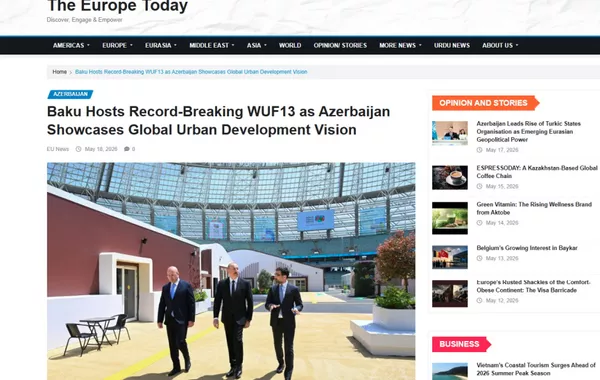WUF13 in Baku Gains Broad Global Media Coverage