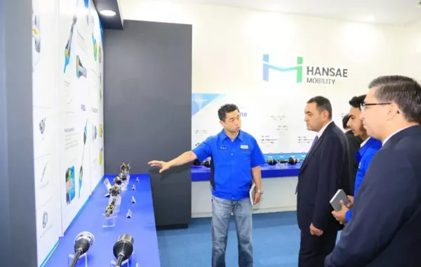 Uzbek Delegation Explores Automotive Parts Manufacturing with South Korean Hansae Mobility
