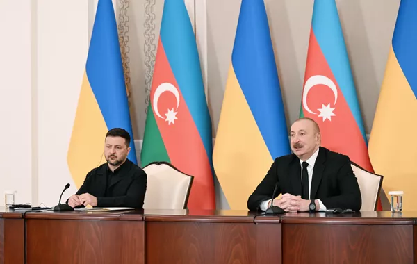 President Aliyev: Azerbaijan's Cooperation with Ukraine Has Very Strong Political Foundation