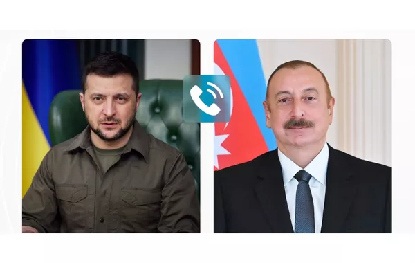Ilham Aliyev and Volodymyr Zelenskyy Discuss Missile Strike on Azerbaijan’s Embassy in Kyiv