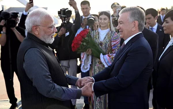Indian PM Visits Uzbekistan Ahead of Key SCO Summit