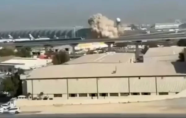Iranian Drone Hits Dubai Airport - VIDEO