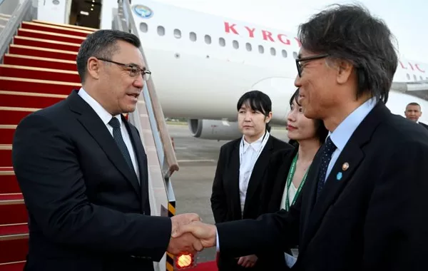 Kyrgyz Leader Arrives in South Korea for Official Visit