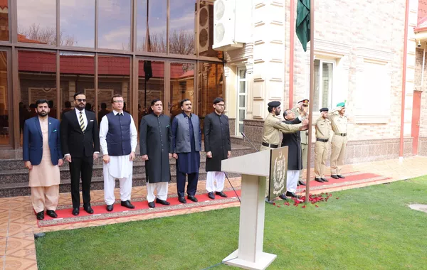 I-Day celebration ceremony held at Pak Embassy in Tashkent